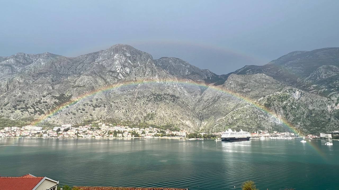 Kotor Bay, Muo Montenegro – rainbow view